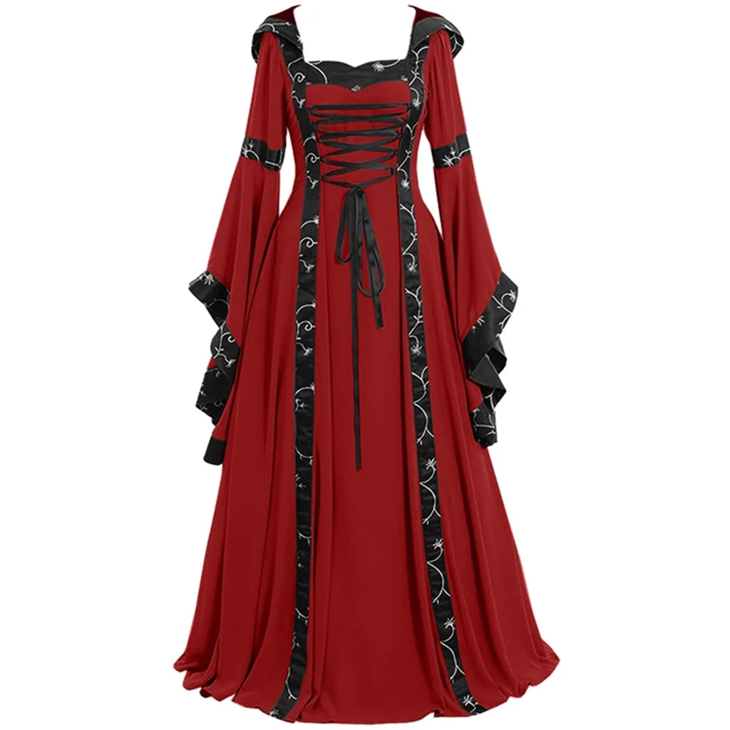 Renaissance Princess Dress for Women Medieval Costumes Victorian Regency Gown Halloween Cocktail Cinch Corset Dresses
