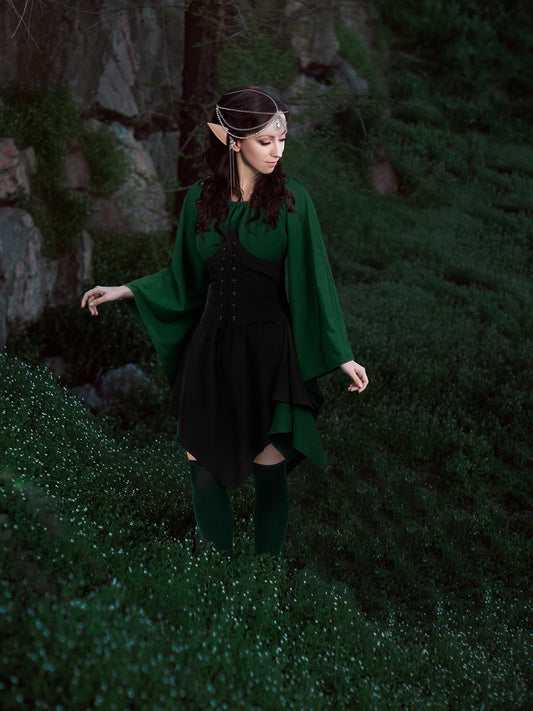 6 Pack Halloween Women Medieval Fairy Elf Cosplay Costume Renaissance Traditi...